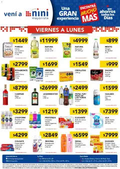 Vista previa NINI Mayorista Viernes a Lunes válido desde el 09/10/2026