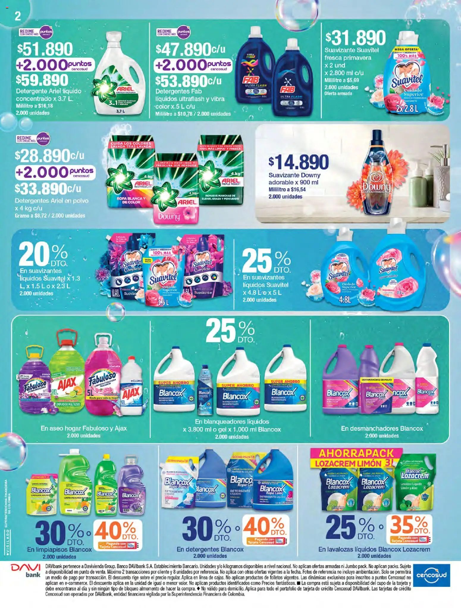 Jumbo revista - valida desde el 20/08/2026 | Página: 2 | Productos: Banco, Suavizante, Polvo, Ropa