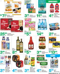 Preview of Highland Farms weekly flyer / circulaire from shop Highland Farms valid from Aug 20, 2026 | Page: 3 | Products: Tea, Ketchup, Salad, Roast