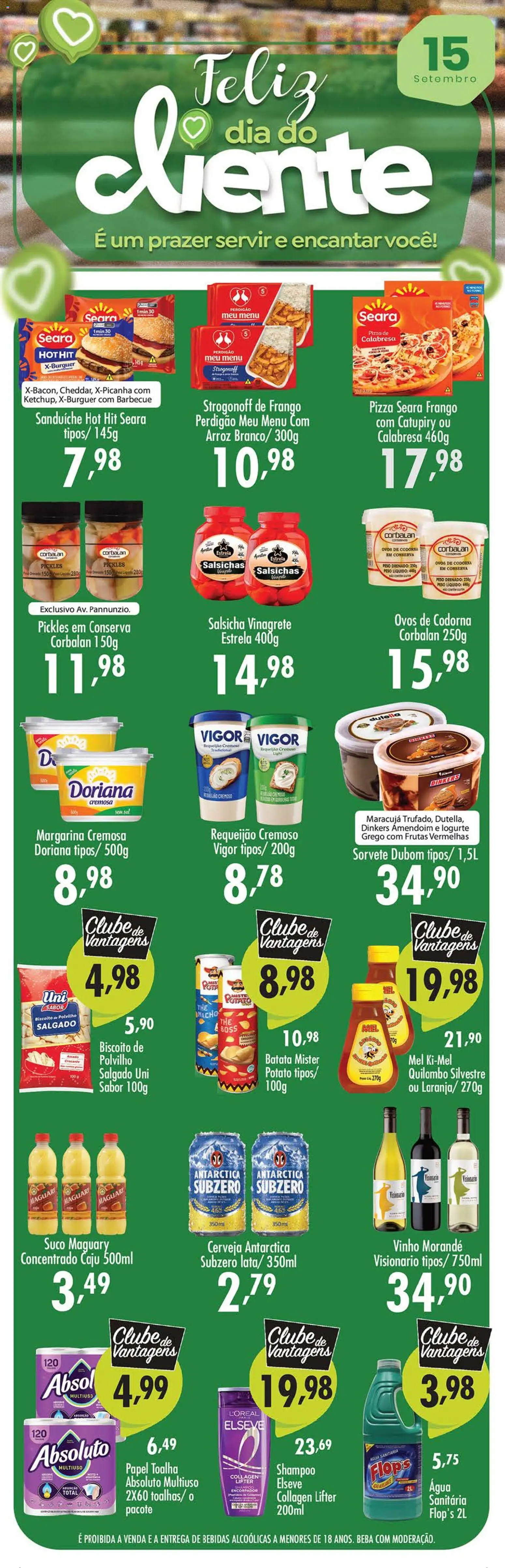 Confiança Folheto - válido de 15/09/2026 | Página: 5 | Produtos: Ovos, Batata, Ovos de codorna, Requeijão
