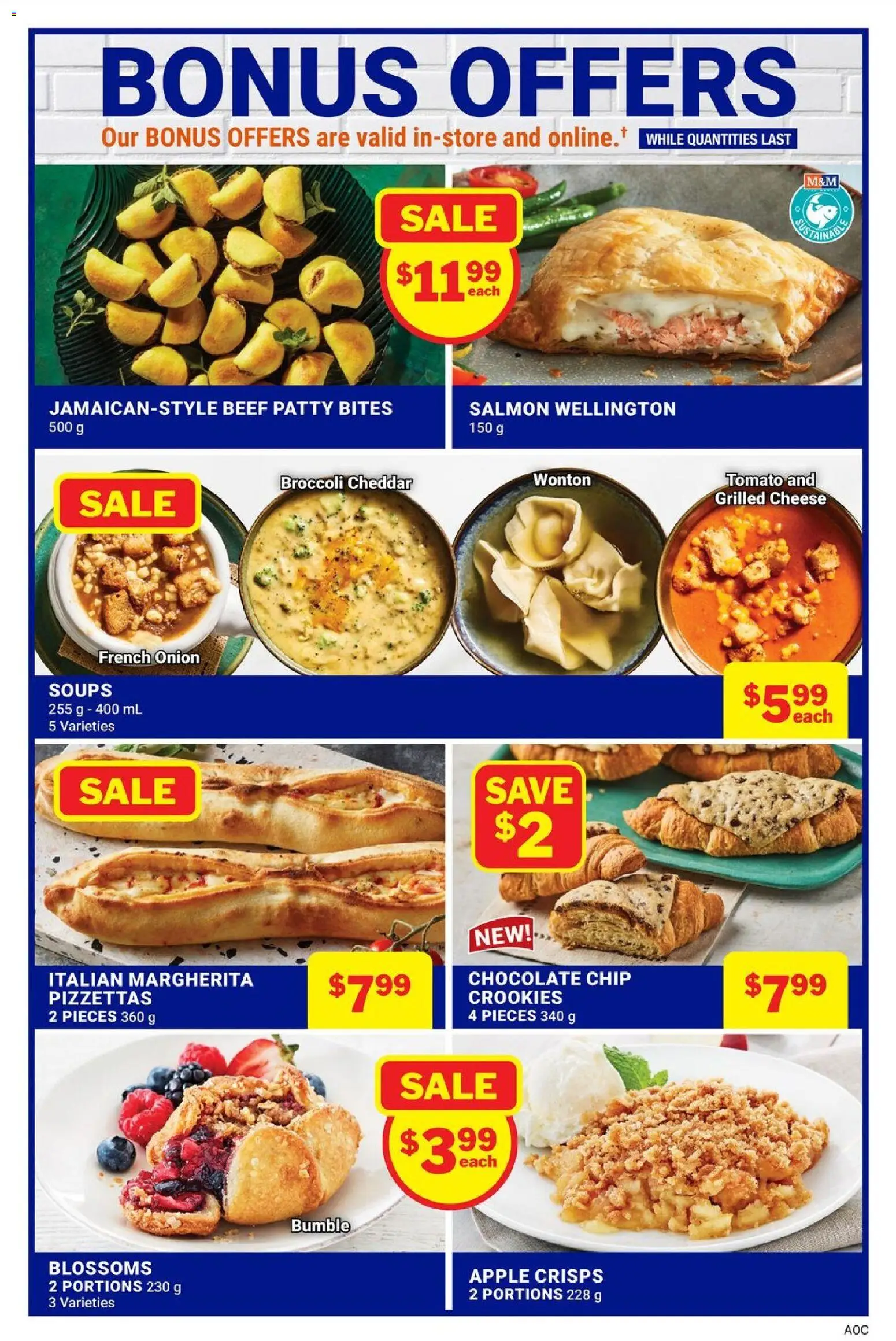 M&M Food Market flyer valid from Aug 13, 2026 | Page: 12 | Products: Beef, Broccoli, Crisps, Cheese
