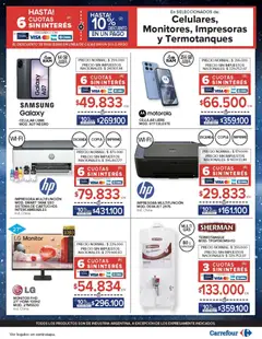 Vista previa Carrefour ofertas válido desde el 06.05.2026 | Página: 6 | Productos: Monitor, Impresora, Termotanque
