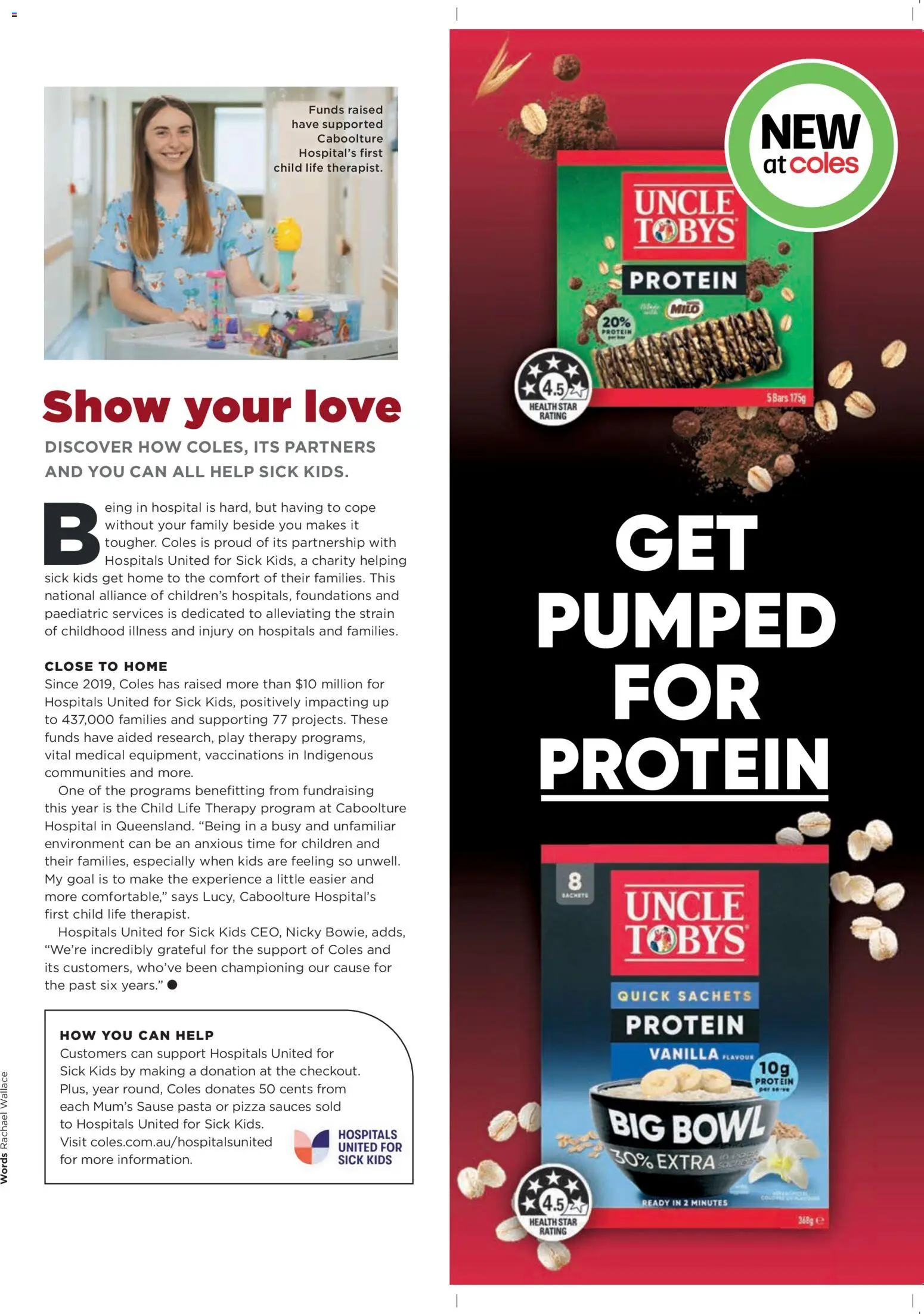Coles catalogue - valid from 05/03/2026 | Page: 167 | Products: Protein, Pizza, Sachets, Vanilla