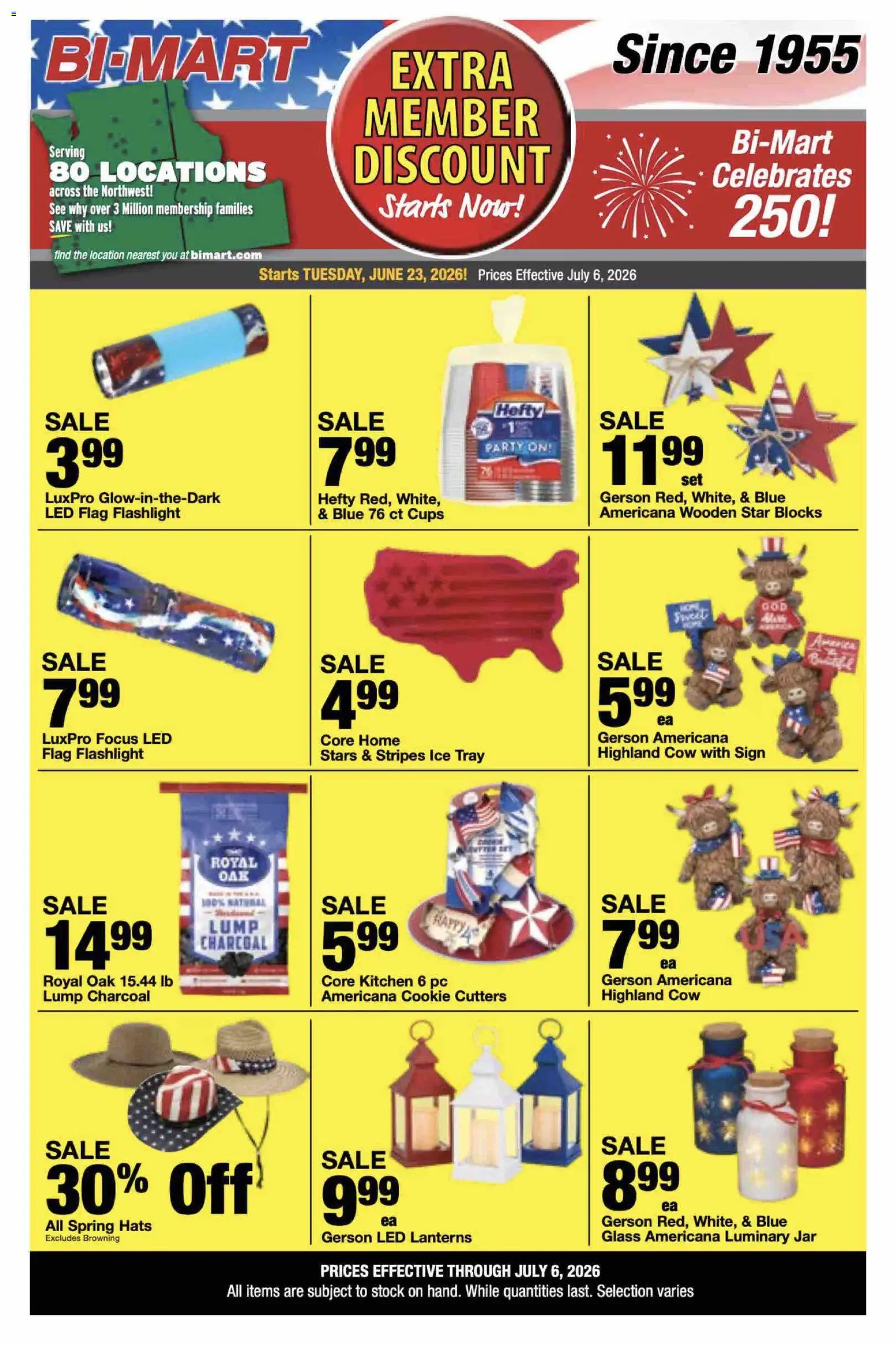 Bi-Mart Extra Member Discount - valid from 06/23/2026 | Page: 1 | Products: Pc