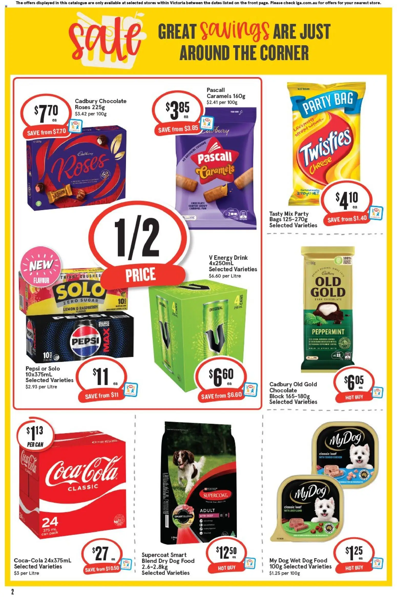 IGA catalogue - valid from 19/08/2026 | Page: 3 | Products: Food, Chicken, Dog food, Raspberry
