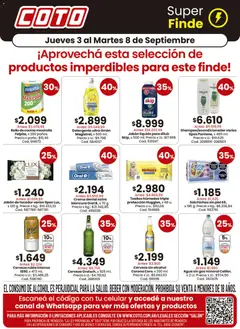 Vista previa Coto - Productos Motivo válido desde el 03/09/2026