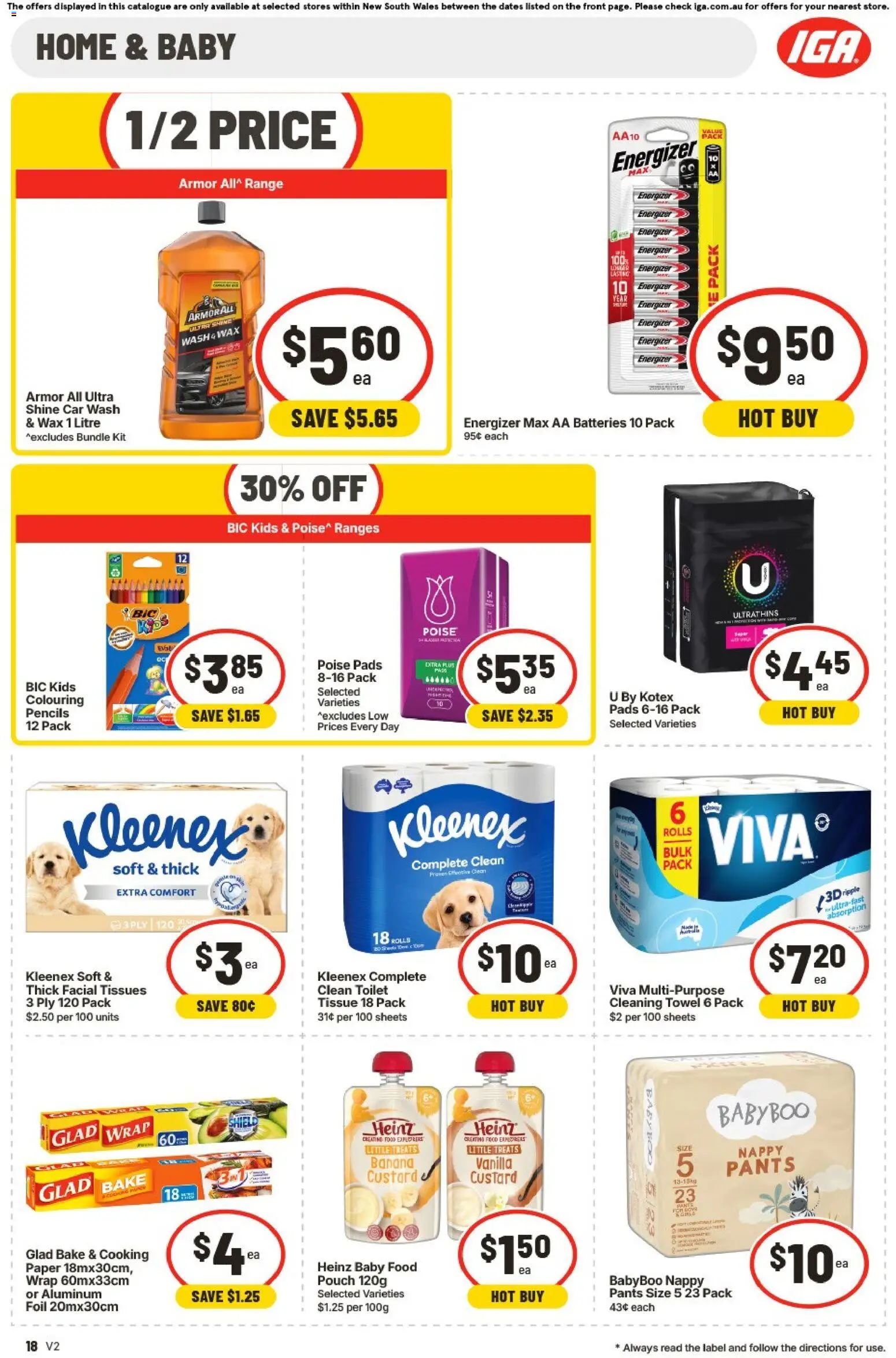 IGA catalogue - valid from 27.05.2026 | Page: 16 | Products: Toilet, Baby food, Pants, Tissues