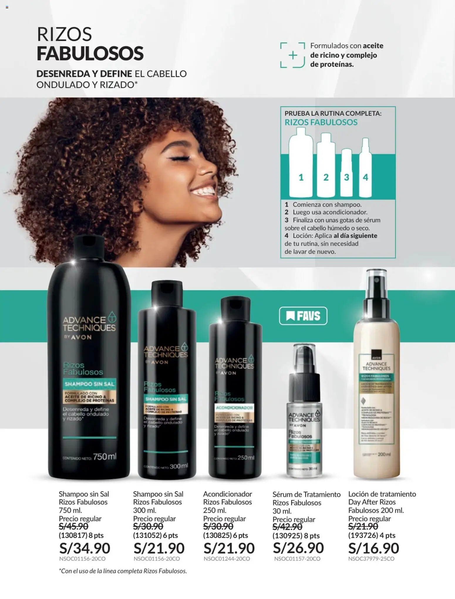 Catálogo Avon válido desde 17.06.2026 | Página: 166 | Productos: Shampoo, Acondicionador, Aceite