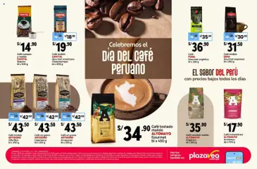 Vista previa de folleto Catálogo Plaza Vea - AVISO DÍA DEL CAFÉ PERUANO de la Plaza Vea válido desde 24/08/2026