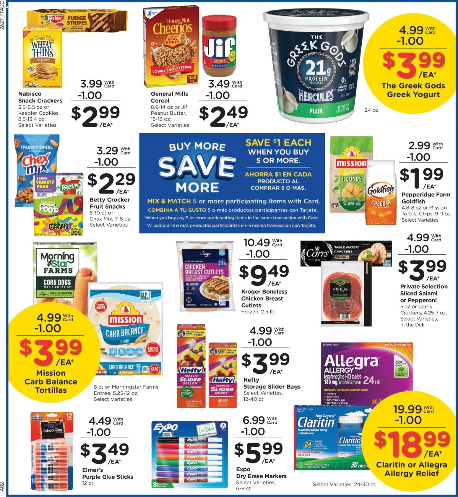 Fry's Food Weekly Ad - valid from 08/05/2026 | Page: 6 | Products: Corn, Salami, Water, Tablet