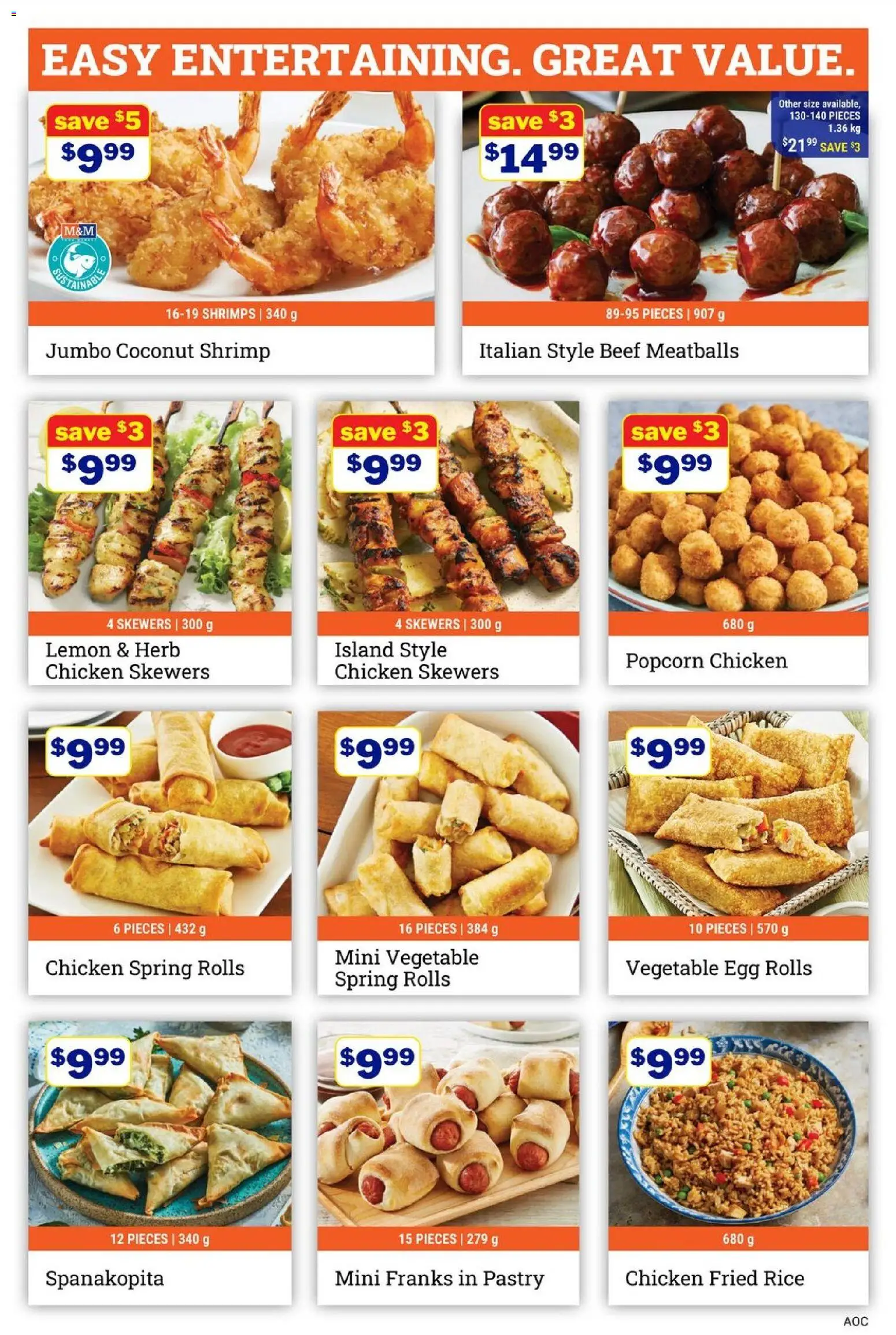 M&M Food Market flyer valid from Aug 27, 2026 | Page: 5 | Products: Rice, Beef, Popcorn, Chicken