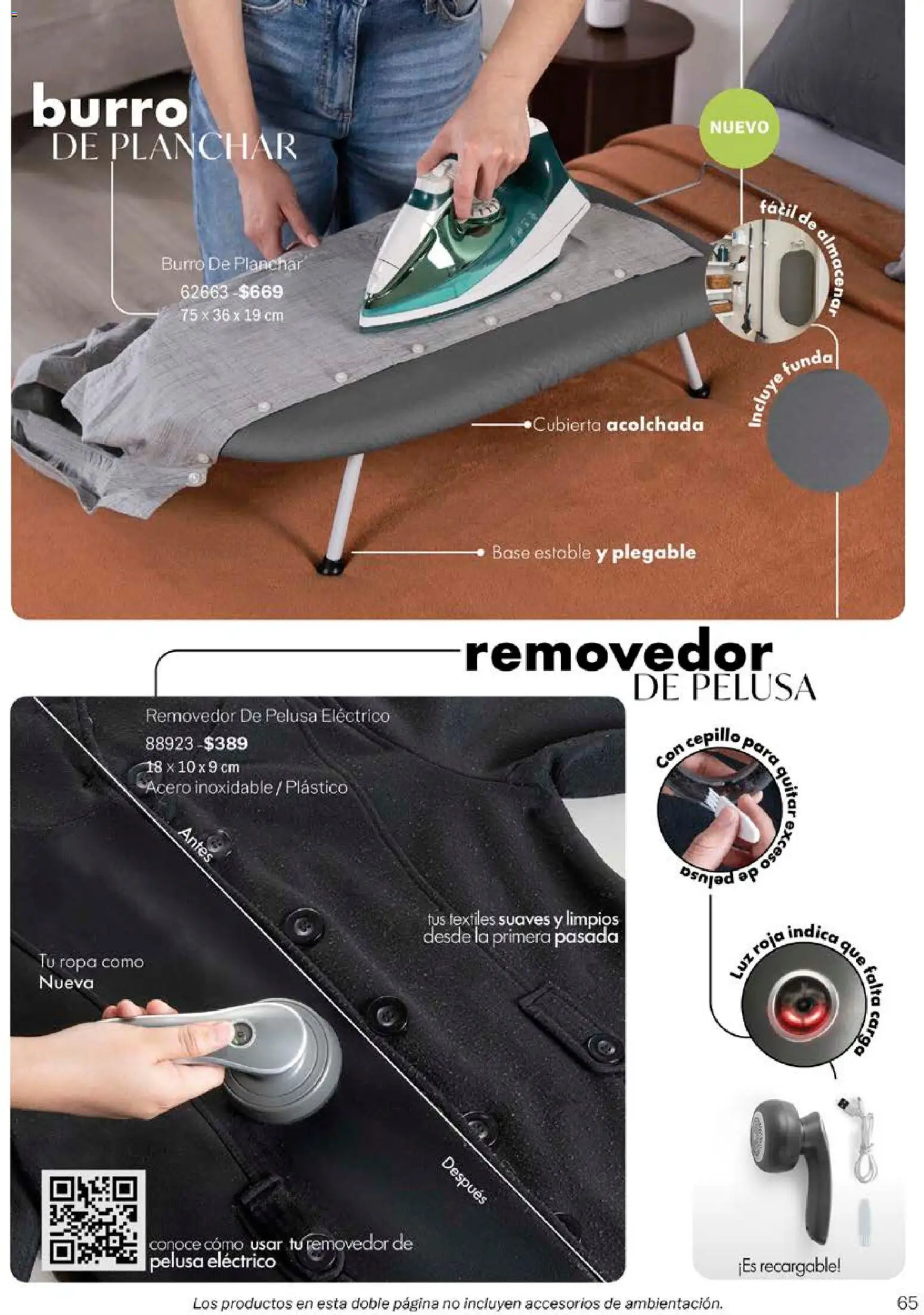 Nuevas ofertas de Vianney válidas en toda la República Mexicana desde el 14/09/2026. ¡Encuentra las mejores ofertas en Vianney catálogo Biasi! | Página: 67 | Productos: Cepillo, Removedor de pelusa, Funda, Ropa