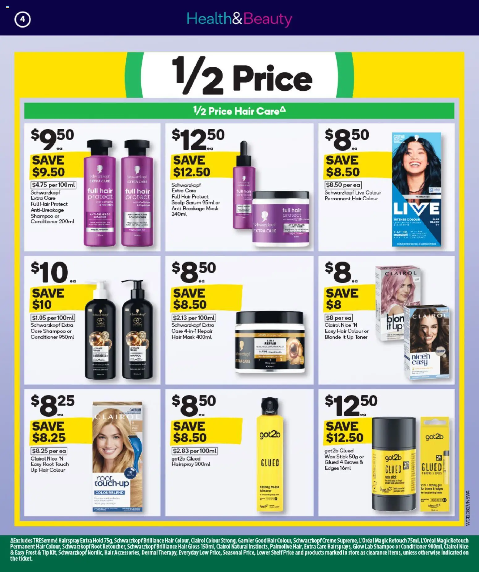 Woolworths catalogue - valid from 12/08/2026 | Page: 5 | Products: Shampoo, Conditioner, Hair colour, Mask