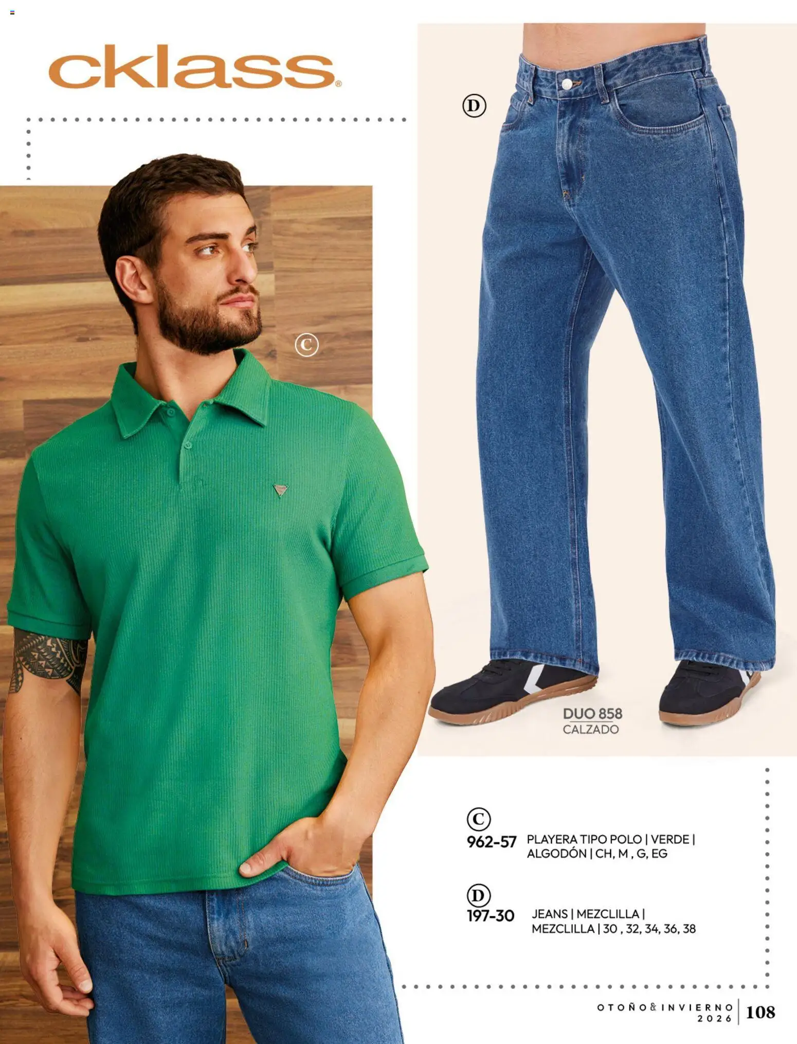 Nuevas ofertas de Cklass válidas en toda la República Mexicana desde el 08/07/2026. ¡Encuentra las mejores ofertas en Cklass catálogo Ropa caballero! | Página: 109 | Productos: Algodón, Playera