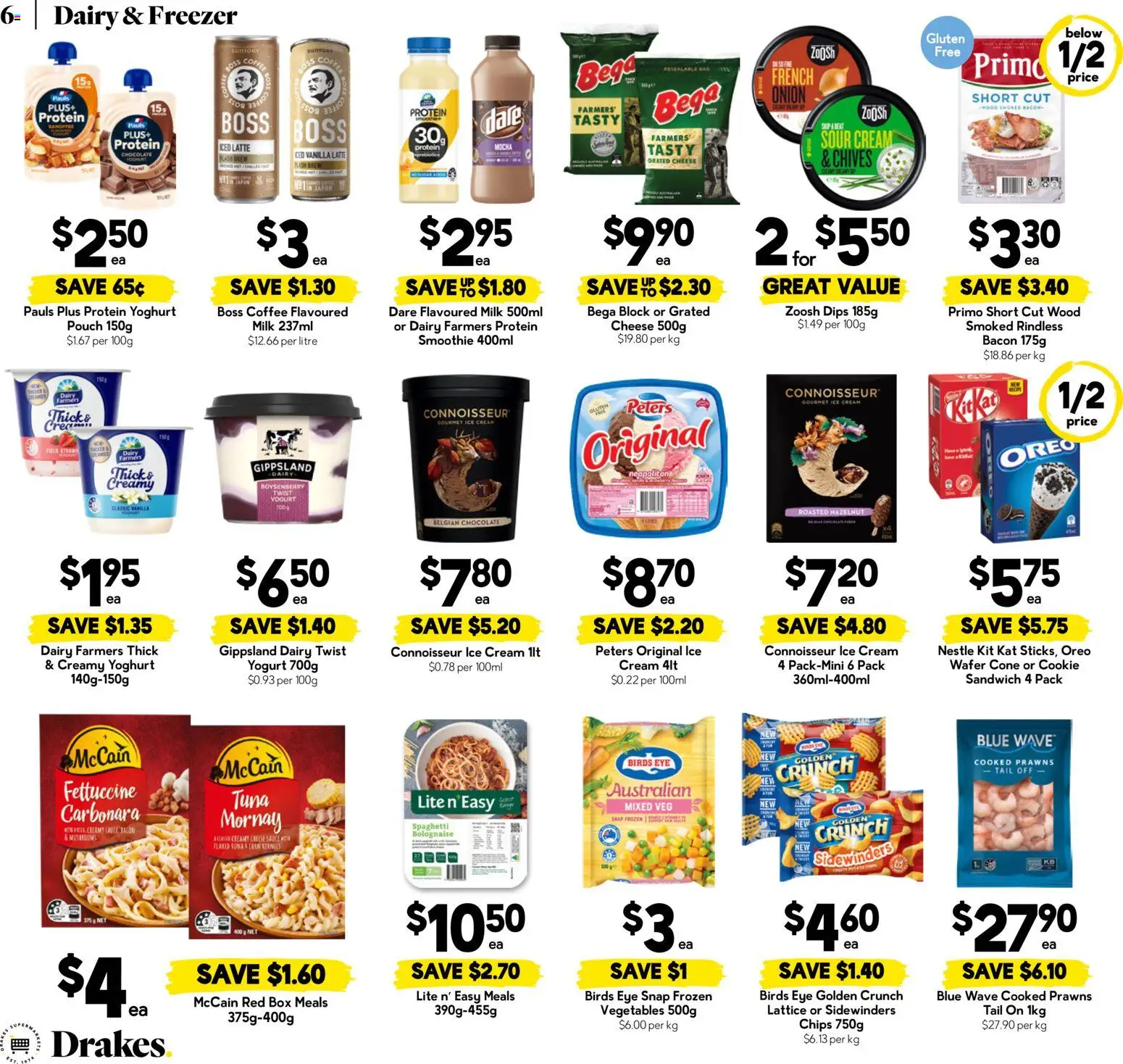 Drakes catalogue - valid from 01/07/2026 | Page: 6 | Products: Milk, Chocolate, Chips, Vegetables
