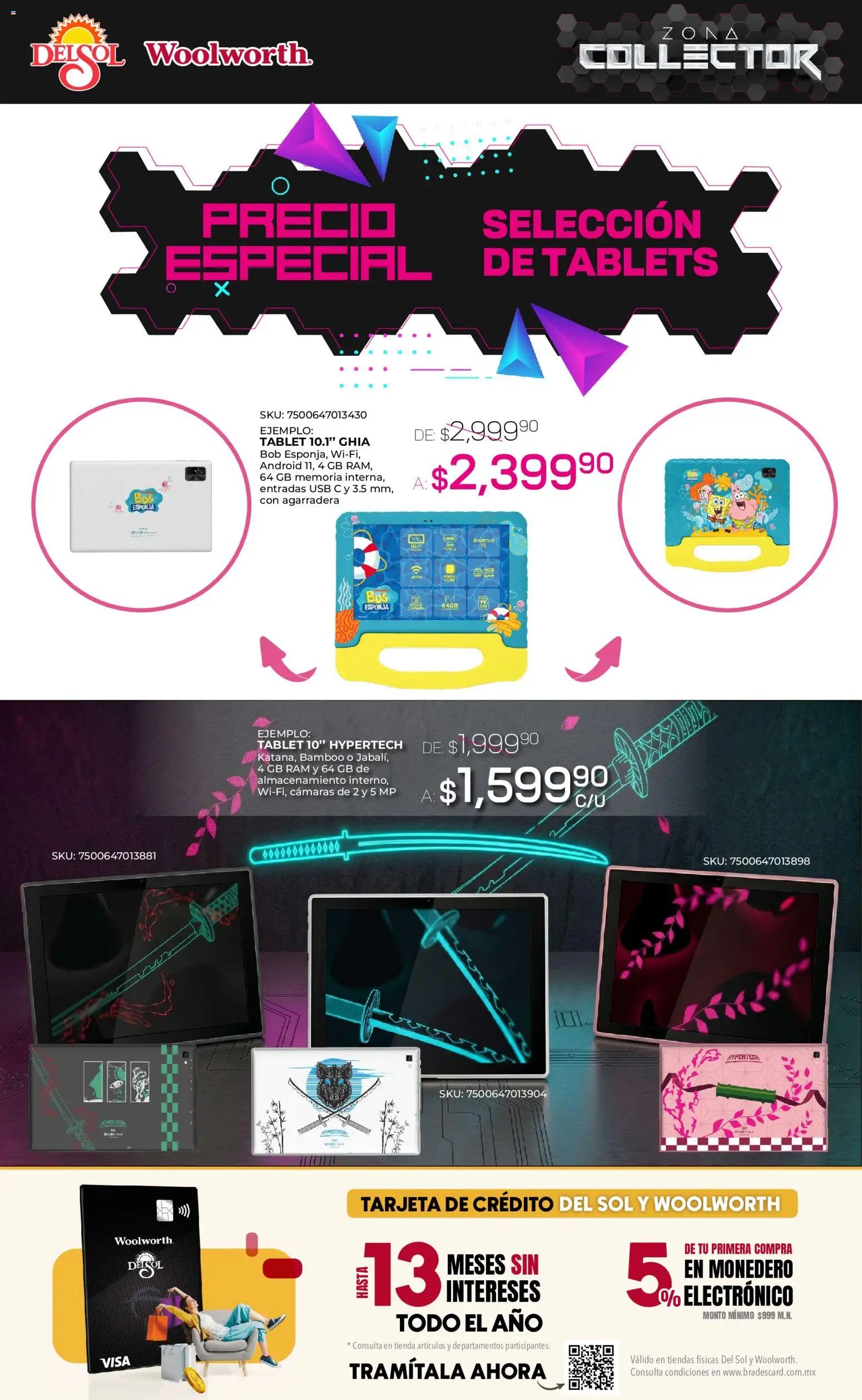 Nuevas ofertas de Del Sol y Woolworth válidas en toda la República Mexicana desde el 11.06.2026. ¡Encuentra las mejores ofertas en Del Sol y Woolworth katalog Zona Collector! | Página: 5