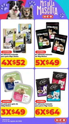 Vista previa de H-E-B folleto, nuevo folleto de la tienda, válido en México a partir del 21/08/2026 | Página: 14 | Productos: Pollo, Salmón, Filete, Horno