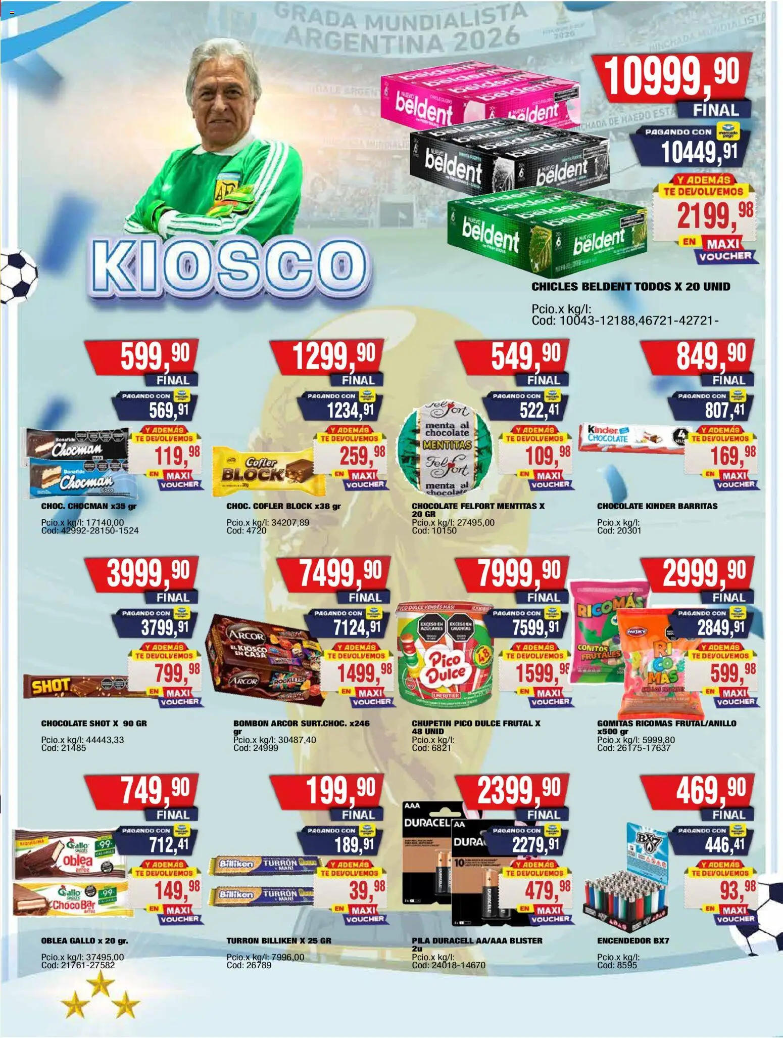 Maxiconsumo ofertas │ válido desde el 15.06.2026 | Página: 13 | Productos: Chicles, Chocolate, Arroz, Turrón