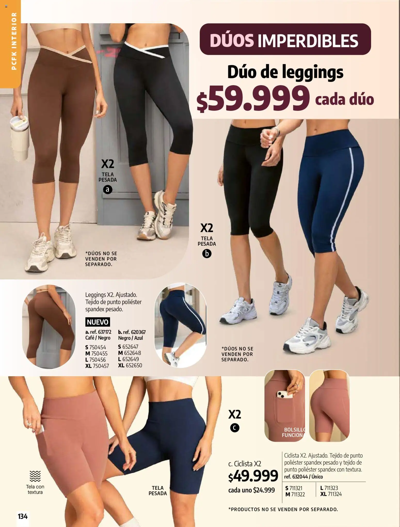 Pacifika revista - valida desde el 21/07/2026 | Página: 133 | Productos: Leggings, Café