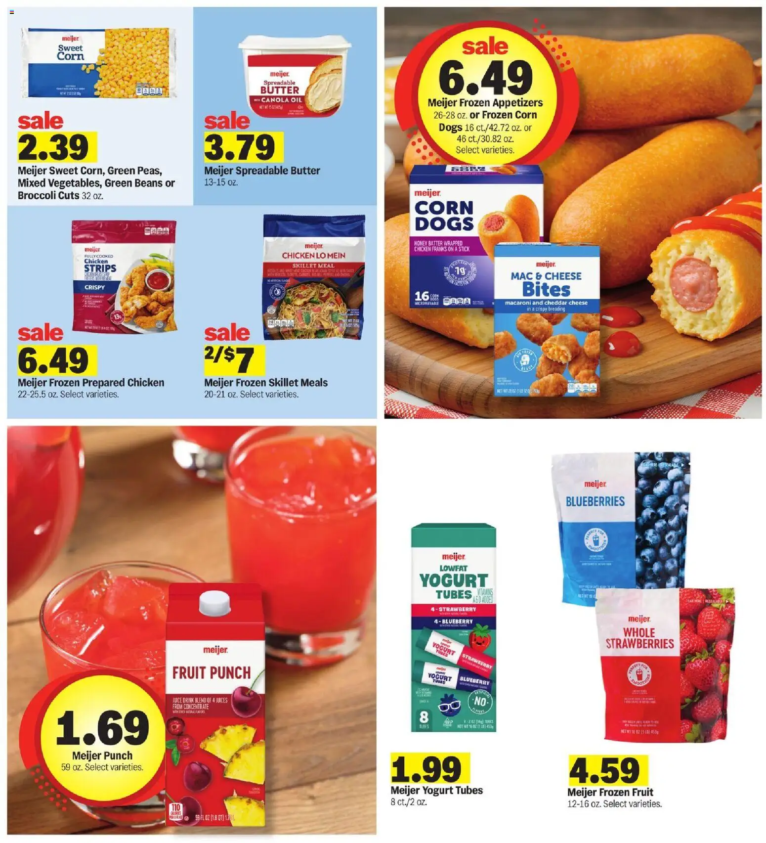 Meijer Weekly Ad - valid from 11.03.2026 | Page: 14 | Products: Corn, Skillet, Oil, Blueberries
