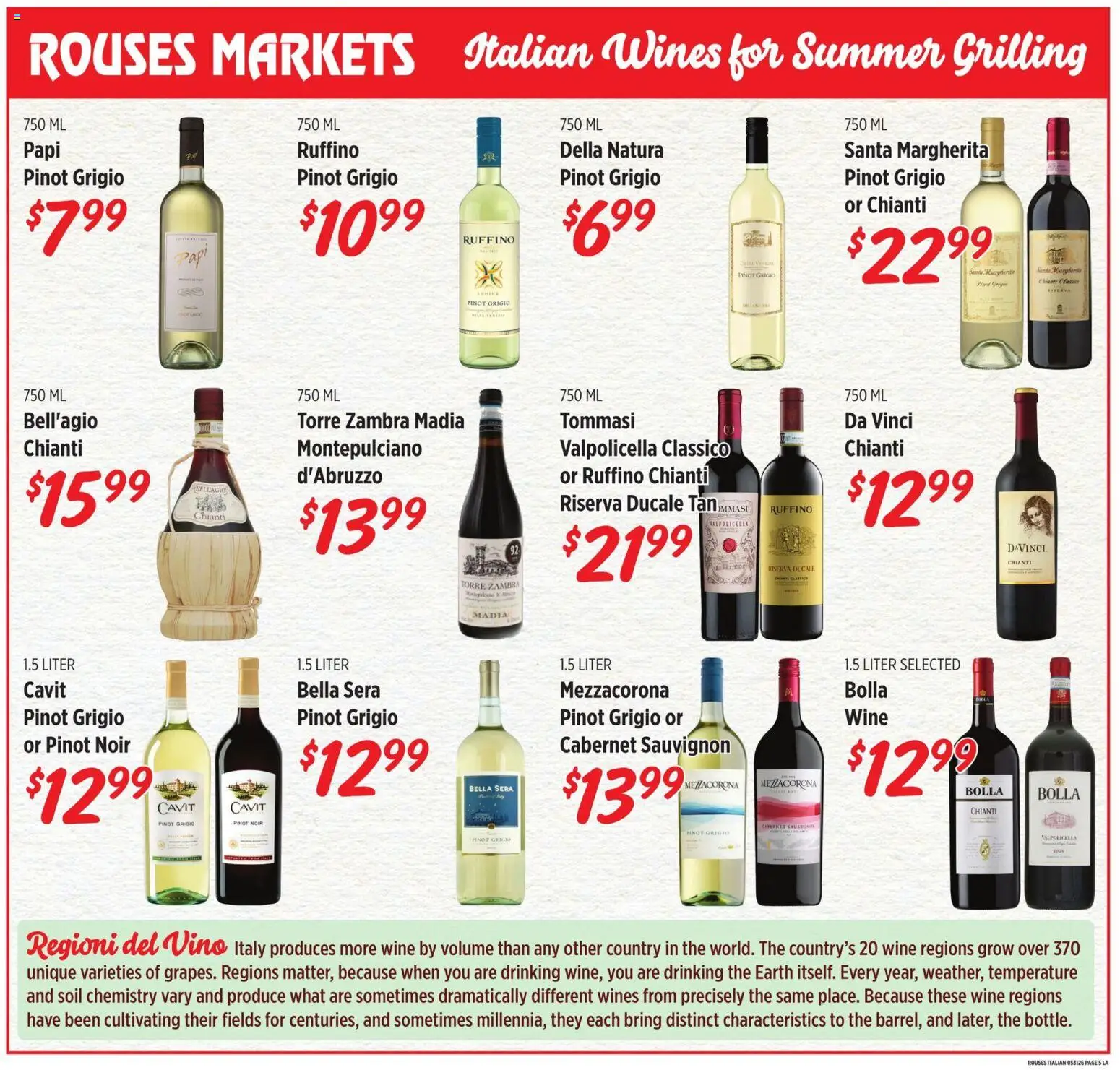 Rouses Monthly Ad - valid from 27.05.2026 | Page: 5 | Products: Wine