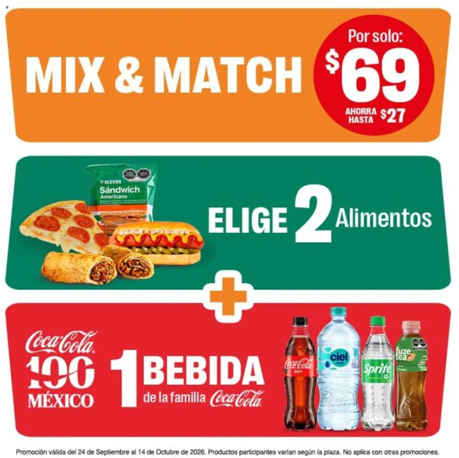Nuevas ofertas de 7-Eleven válidas en toda la República Mexicana desde el 24/09/2026. ¡Encuentra las mejores ofertas en 7-Eleven folleto! | Página: 2