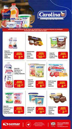 Semar Supermercado ofertas Carolina - Pré-Visualização do folheto da loja Semar Supermercado, válido de 31/08/2026