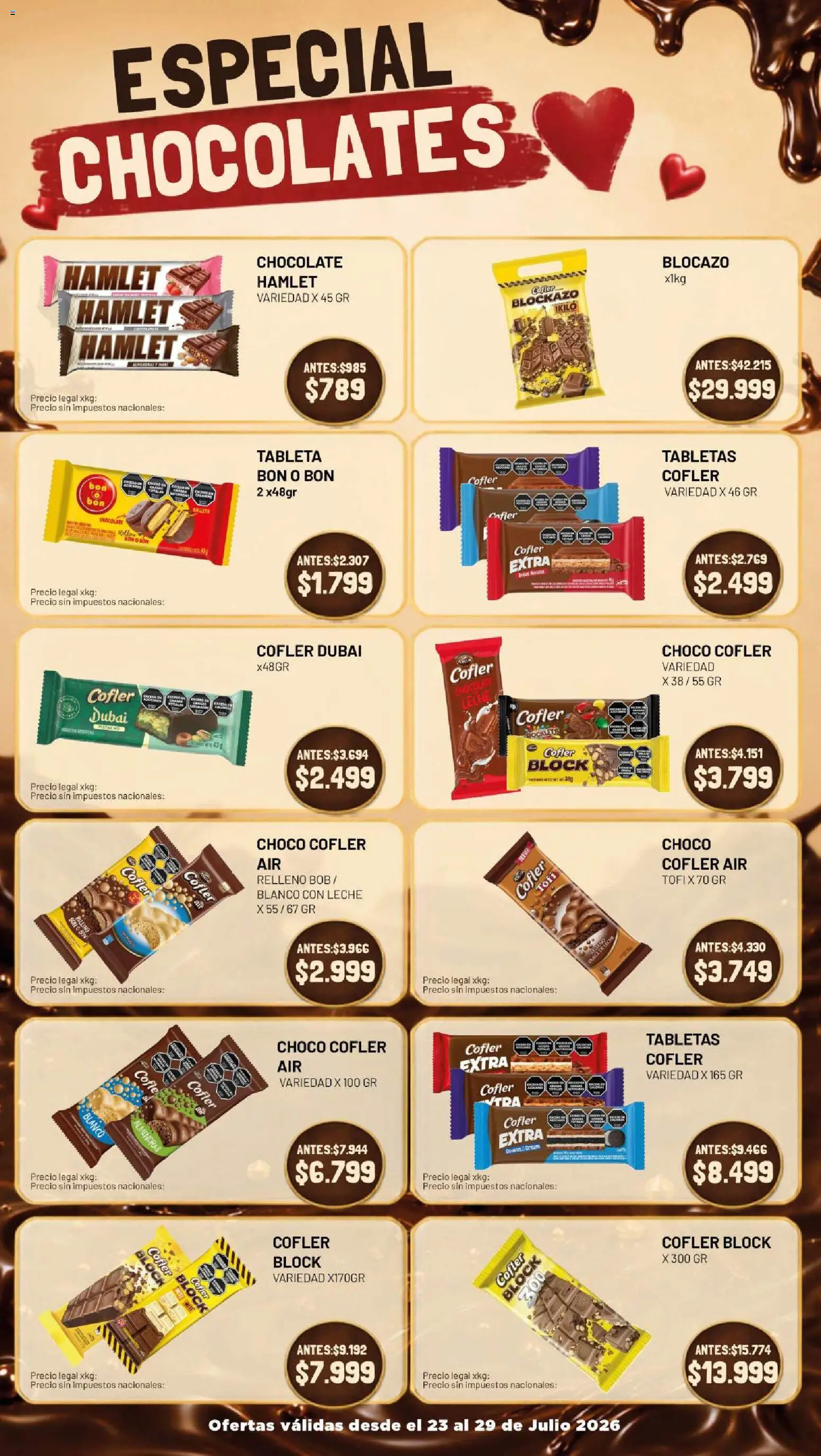 Makro ofertas │ válido desde el 23/07/2026 | Página: 10 | Productos: Tableta, Almendras, Leche, Chocolate