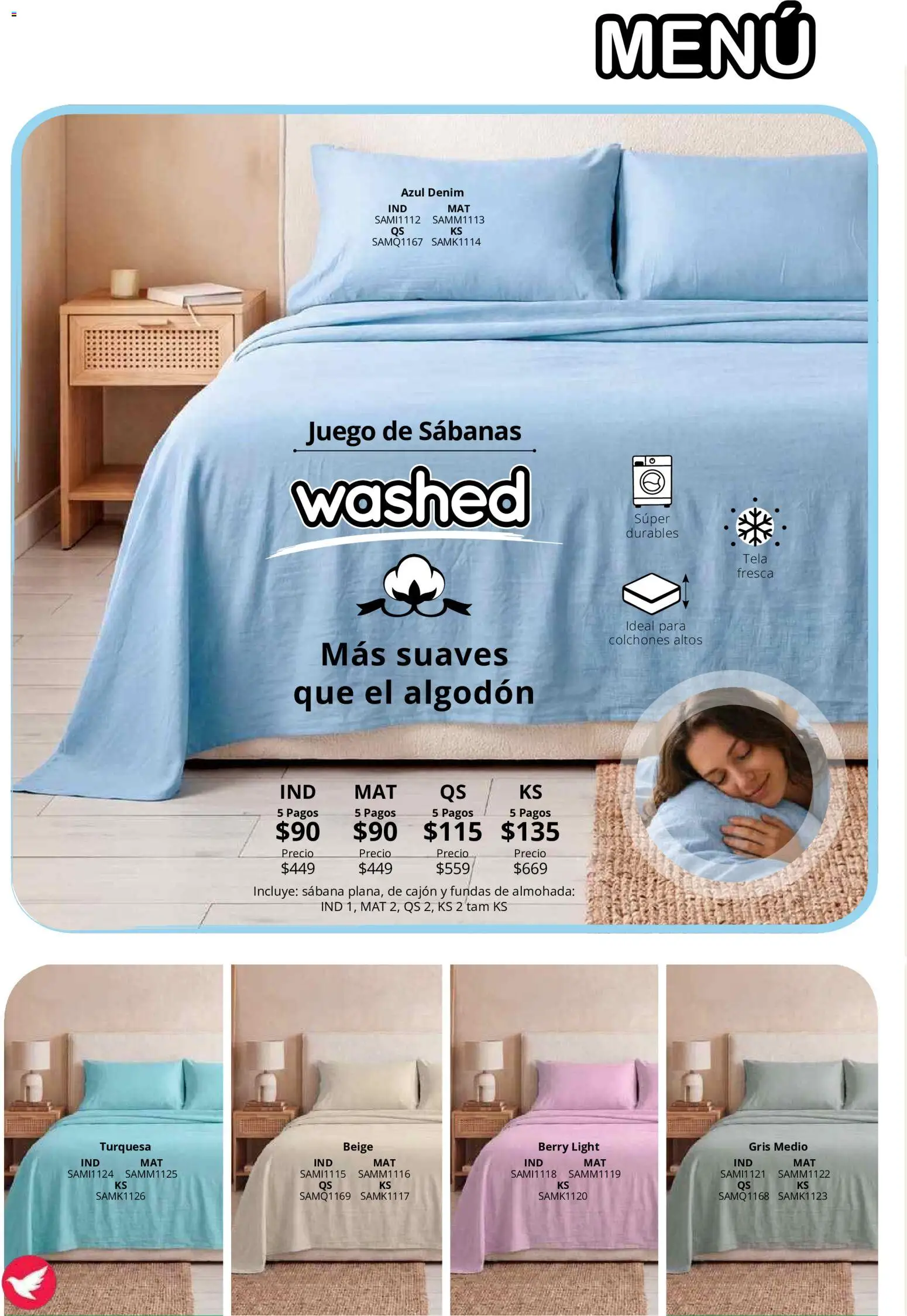 Nuevas ofertas de Colchas Concord válidas en toda la República Mexicana desde el 01/08/2026. ¡Encuentra las mejores ofertas en Colchas Concord catálogo! | Página: 143 | Productos: Juego, Algodón, Almohada, Sabanas