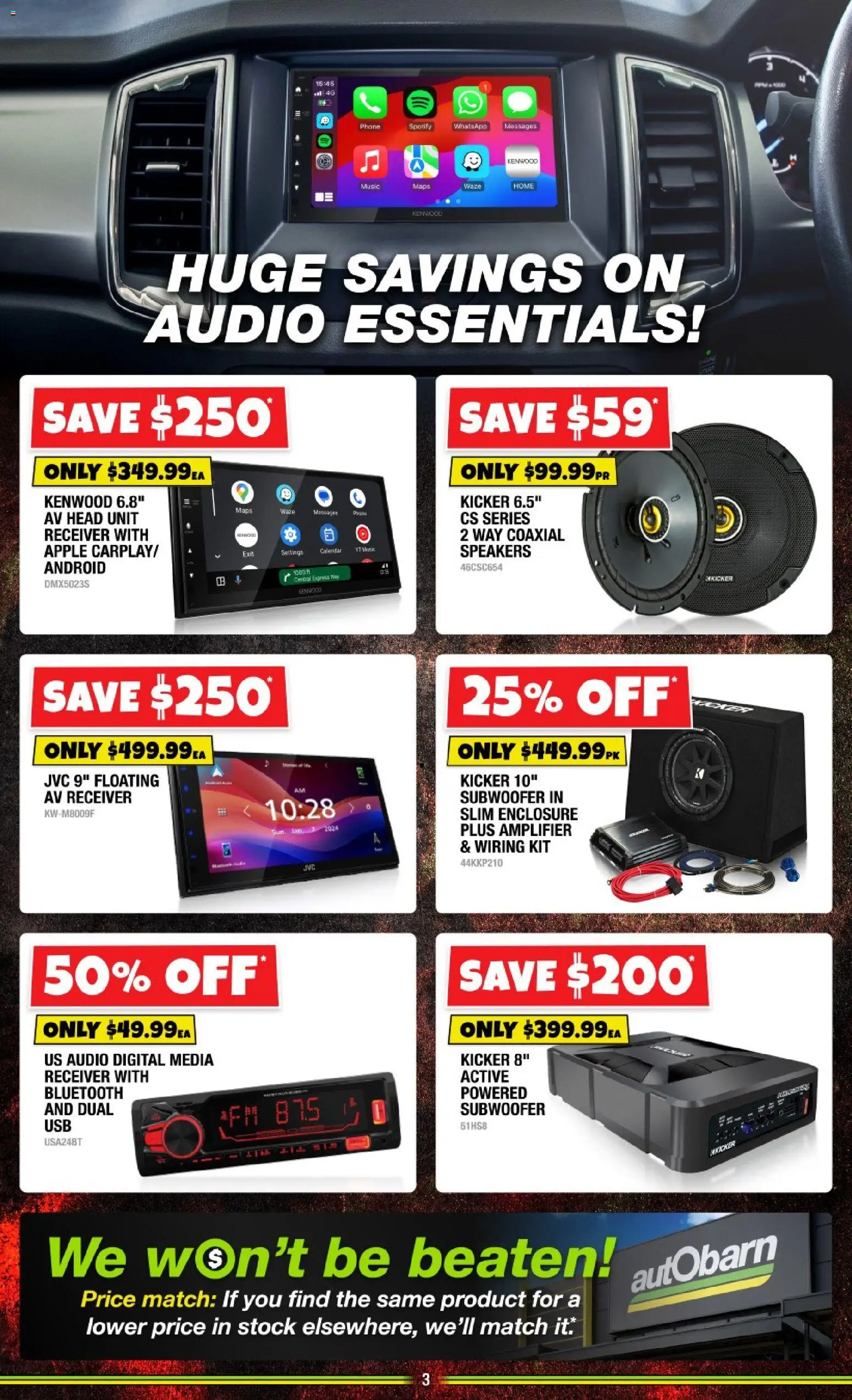 Autobarn catalogue - valid from 15/07/2026 | Page: 3 | Products: Amplifier, Digital, Phone, Audio