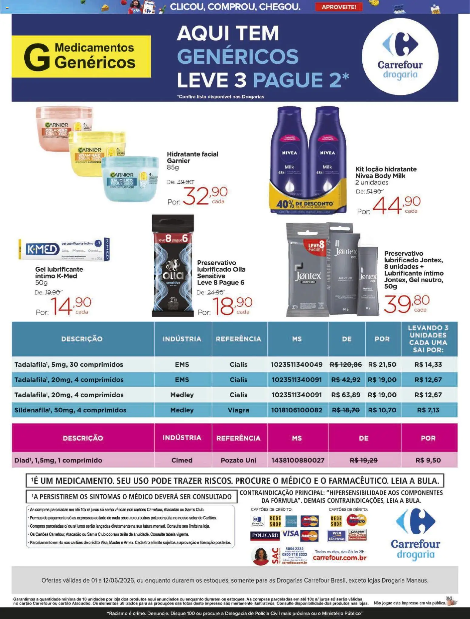 Carrefour Folheto - válido de 01.06.2026 | Página: 2 | Produtos: Colágeno, Lubrificante íntimo, Vitamina c, Pá