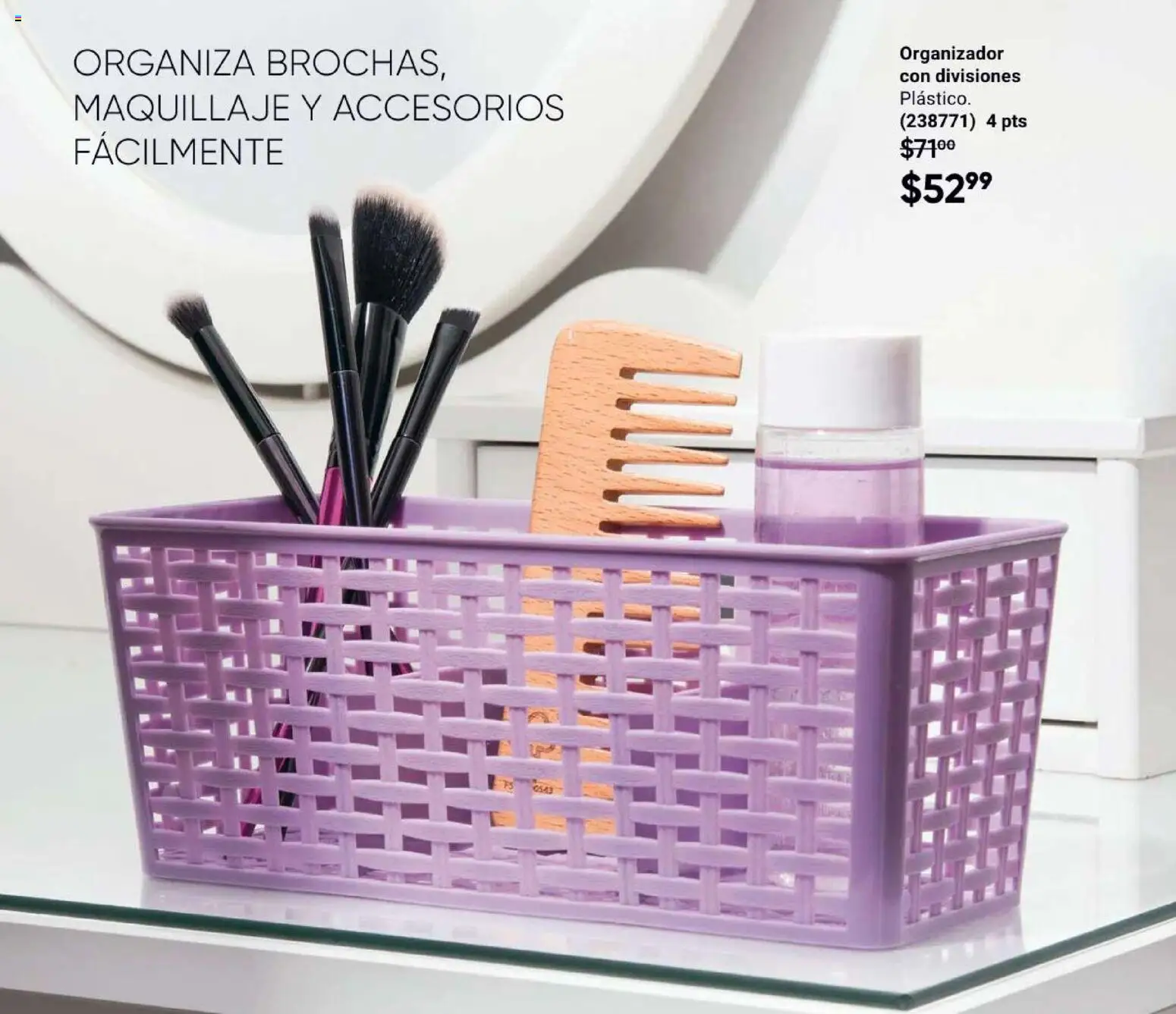 Nuevas ofertas de AVON válidas en toda la República Mexicana desde el 31/07/2026. ¡Encuentra las mejores ofertas en AVON Casa & Estilo 12 2026! | Página: 131 | Productos: Organizador, Maquillaje
