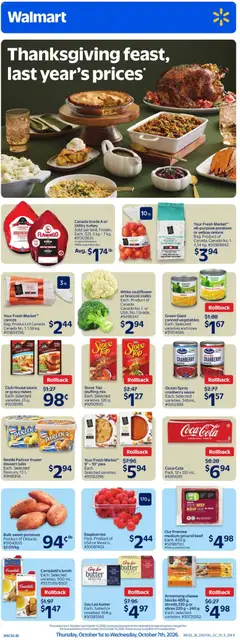 Preview of Walmart weekly flyer from shop Walmart valid from Oct 1, 2026