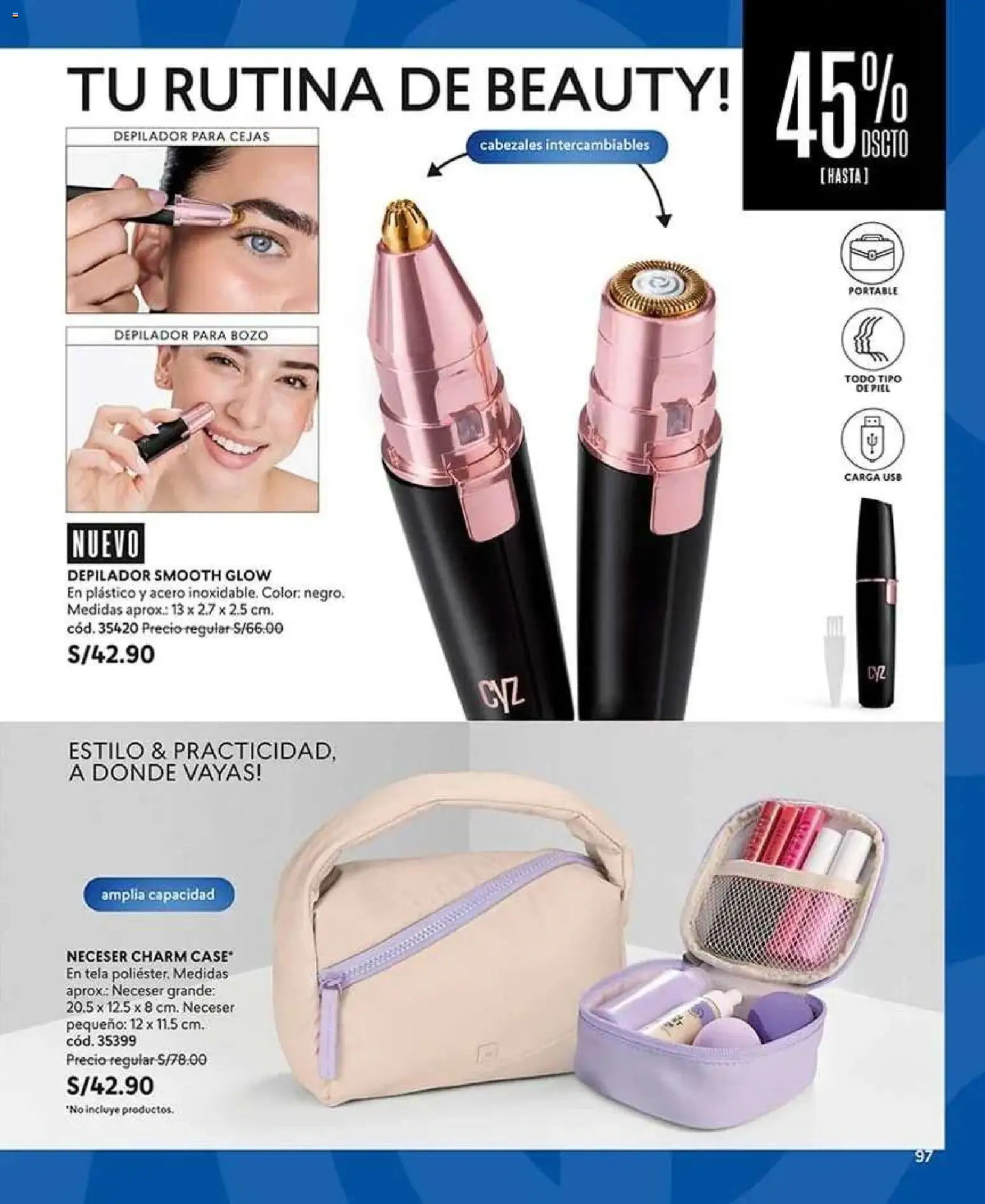 Catálogo CyZone válido desde 22/08/2026 | Página: 97 | Productos: USB, Depilador