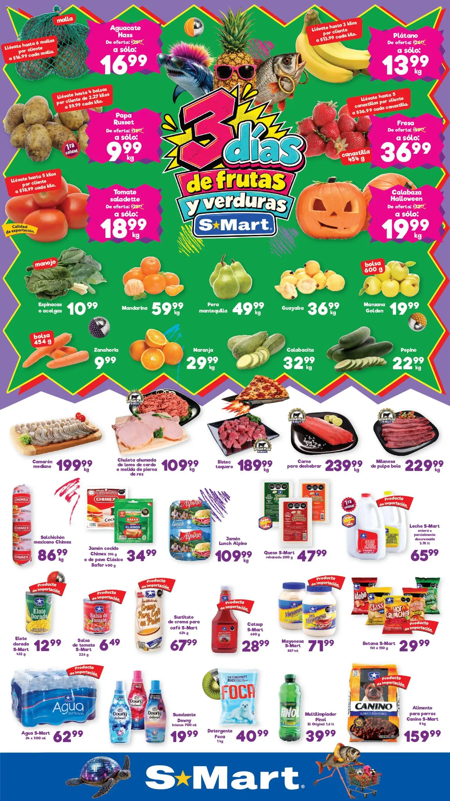 Nuevas ofertas de S-Mart válidas en toda la República Mexicana desde el 20/10/2026. ¡Encuentra las mejores ofertas en S-Mart folleto! | Página: 1