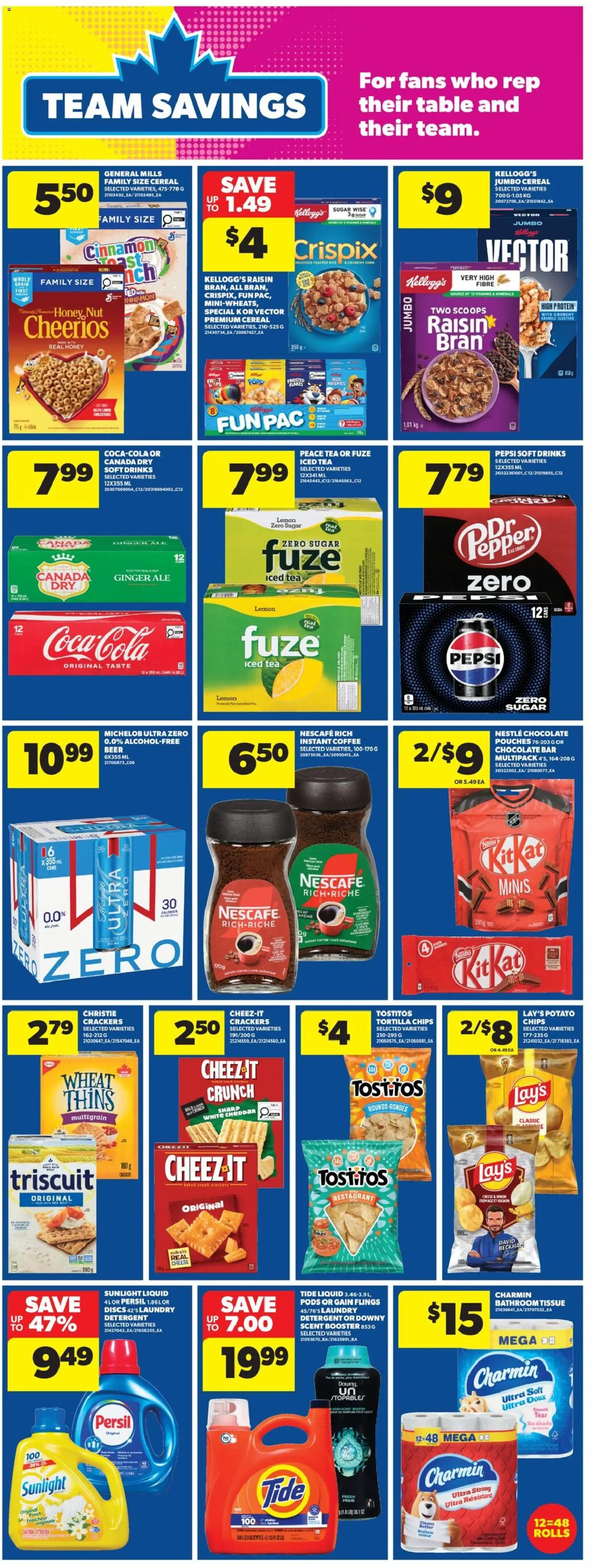 Real Canadian Superstore flyer valid from 28.05.2026 | Page: 12 | Products: Rice, Flakes, Table, Beer