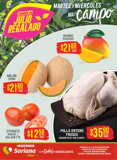 Vista previa de Soriana Martes y Miércoles del Campo Híper: Nuevo León, Ciudad Victoria y Tampico, nuevo folleto de la tienda, válido en México a partir del 21/07/2026