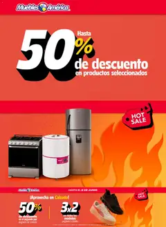 Vista previa de Muebles America Hot Sale, nuevo folleto de la tienda, válido en México a partir del 25.05.2026