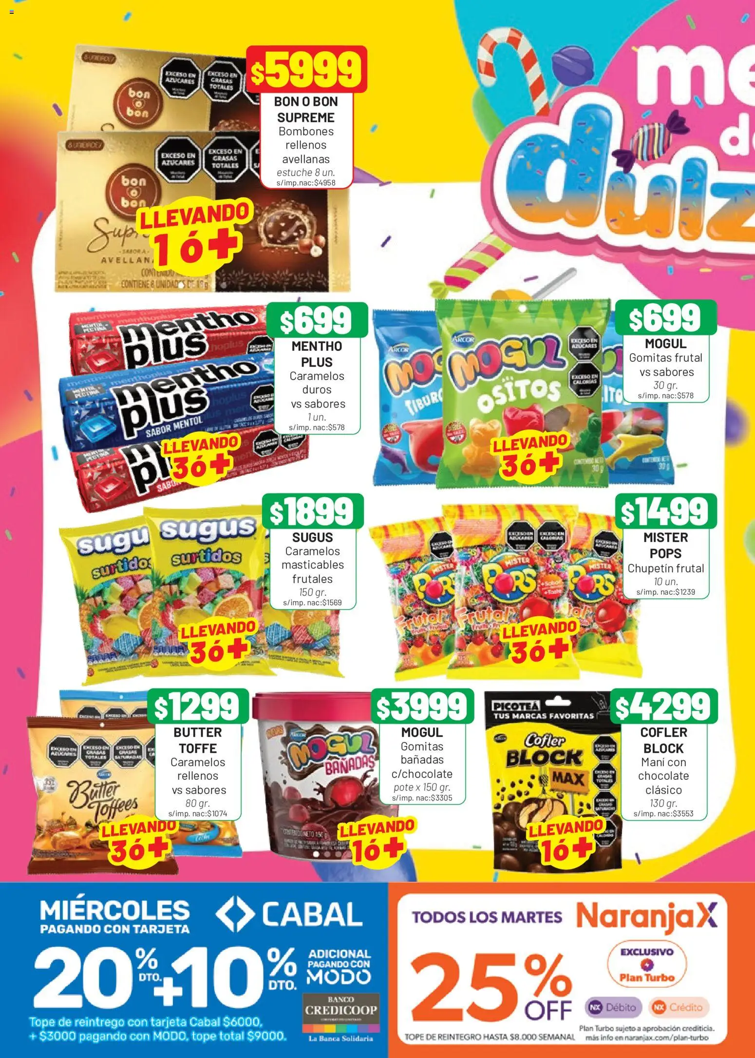Almacor catálogo │ válido desde el 23/07/2026 | Página: 4 | Productos: Gomitas, Mani, Estuche, Chocolate