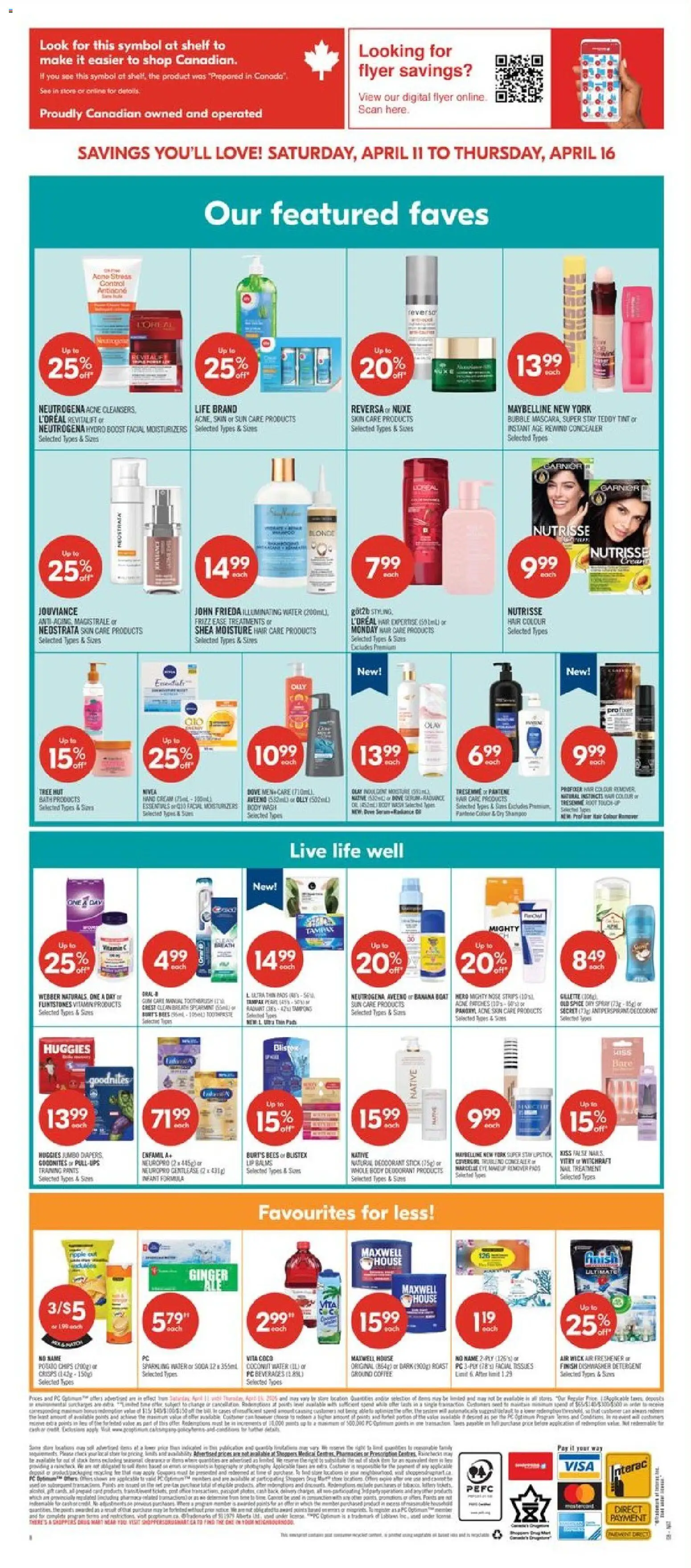Shoppers flyer valid from 10.04.2026 | Page: 19 | Products: PC, Deodorant, Coffee, Pants