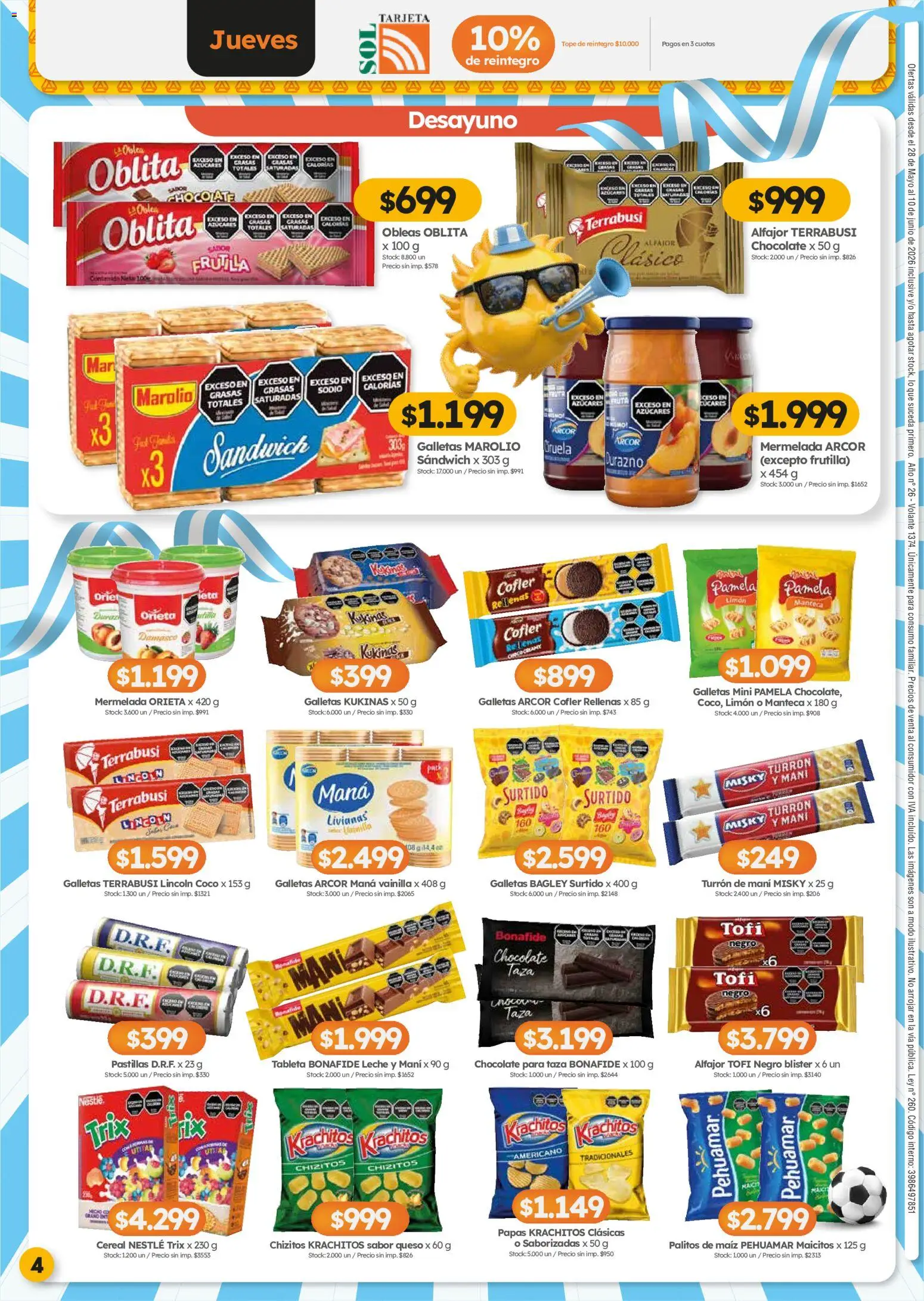 Cordiez ofertas │ válido desde el 28.05.2026 | Página: 4 | Productos: Manteca, Chocolate, Alfajor, Turrón