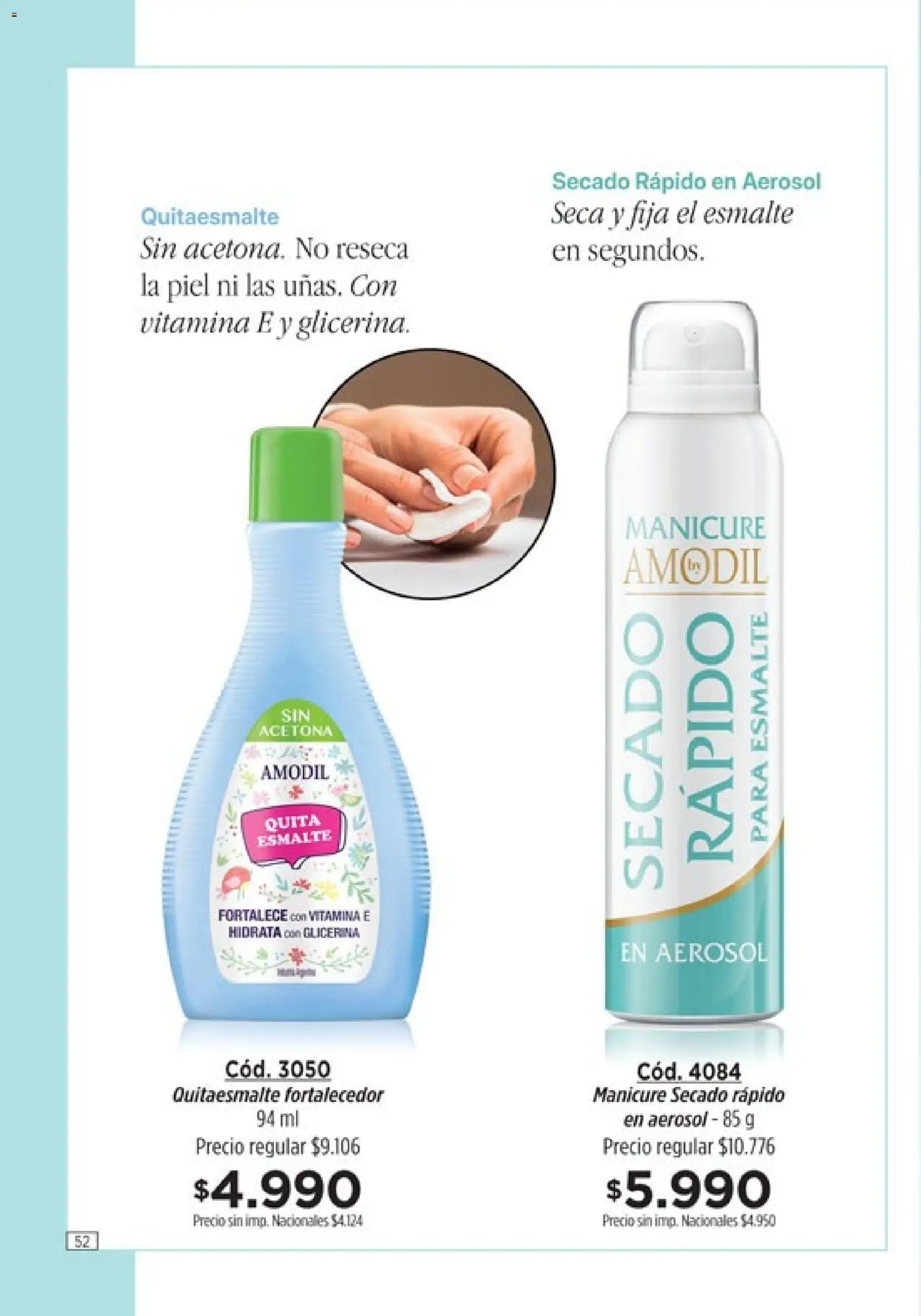 Catálogo Amodil Campaña 15 │ válido desde el 26/08/2026 | Página: 52