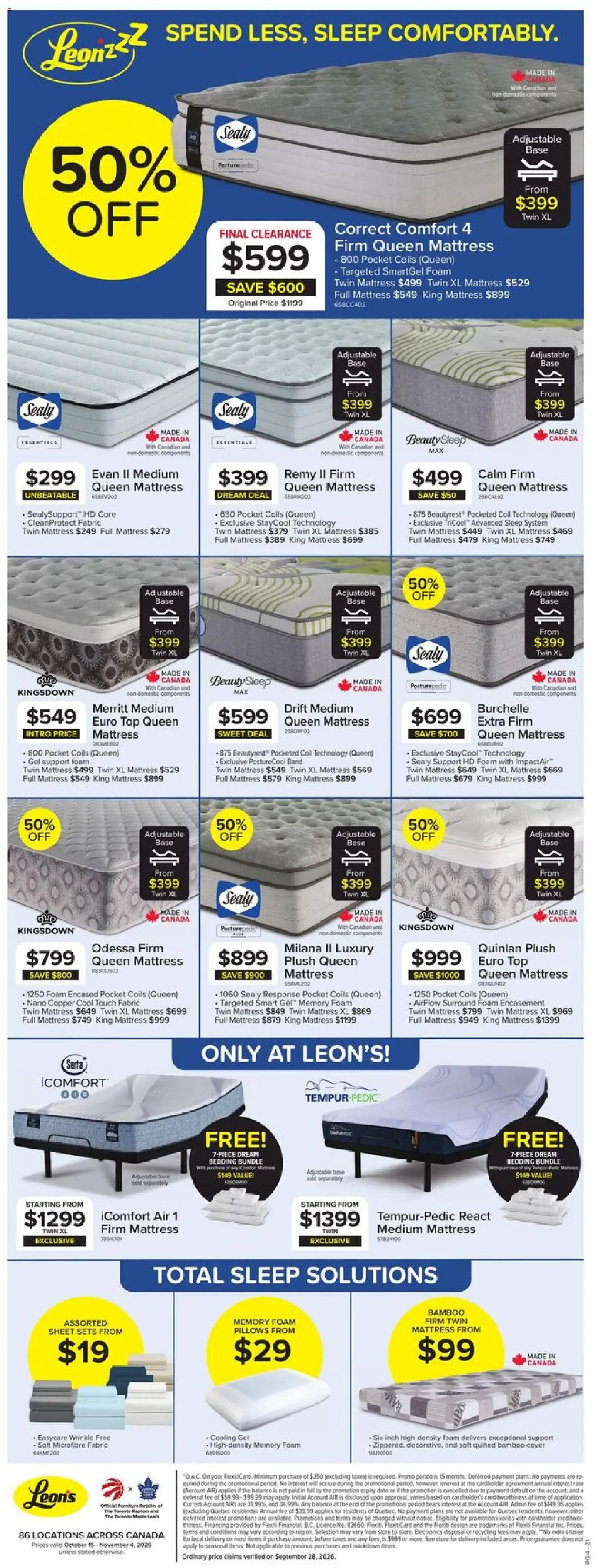 Leon's flyer valid from Oct 15, 2026 | Page: 4