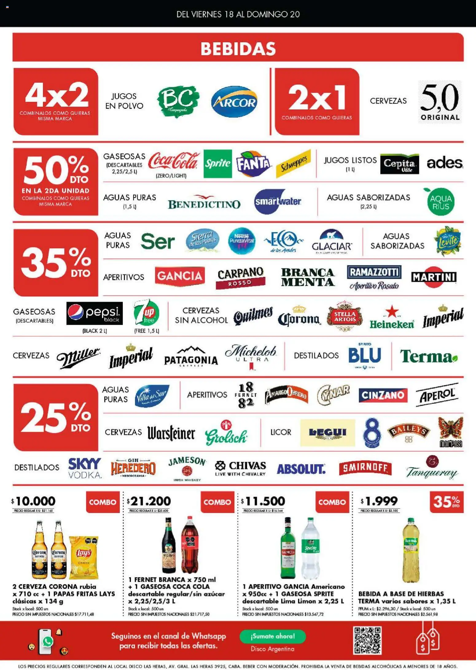 Disco - Ofertas | Bs. As. y Santa Fé │ válido desde el 17/09/2026 | Página: 5 | Productos: Aperol, Martini, Gin, Gaseosa