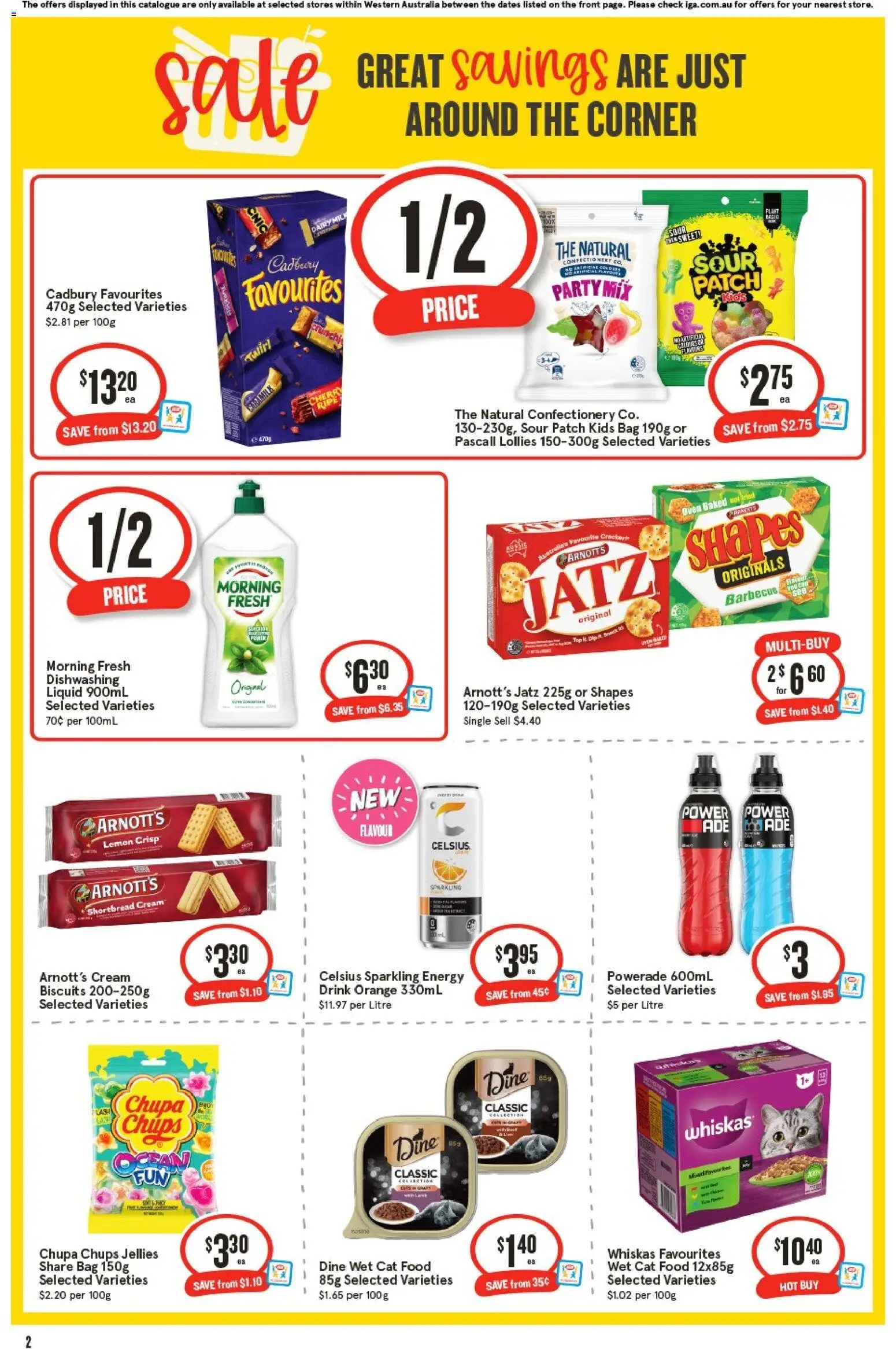IGA catalogue - valid from 12/08/2026 | Page: 3 | Products: Food, Dairy, Lollies, Biscuits