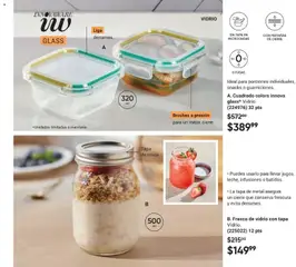 Vista previa de B. Frasco de vidrio con tapa Vidrio., B. Frasco de vidrio con tapa Vidrio., nuevo folleto de la tienda, válido en México a partir del 10/07/2026 | Página: 127