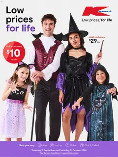 Preview of Kmart catalogue Halloween - valid from 17/09/2026