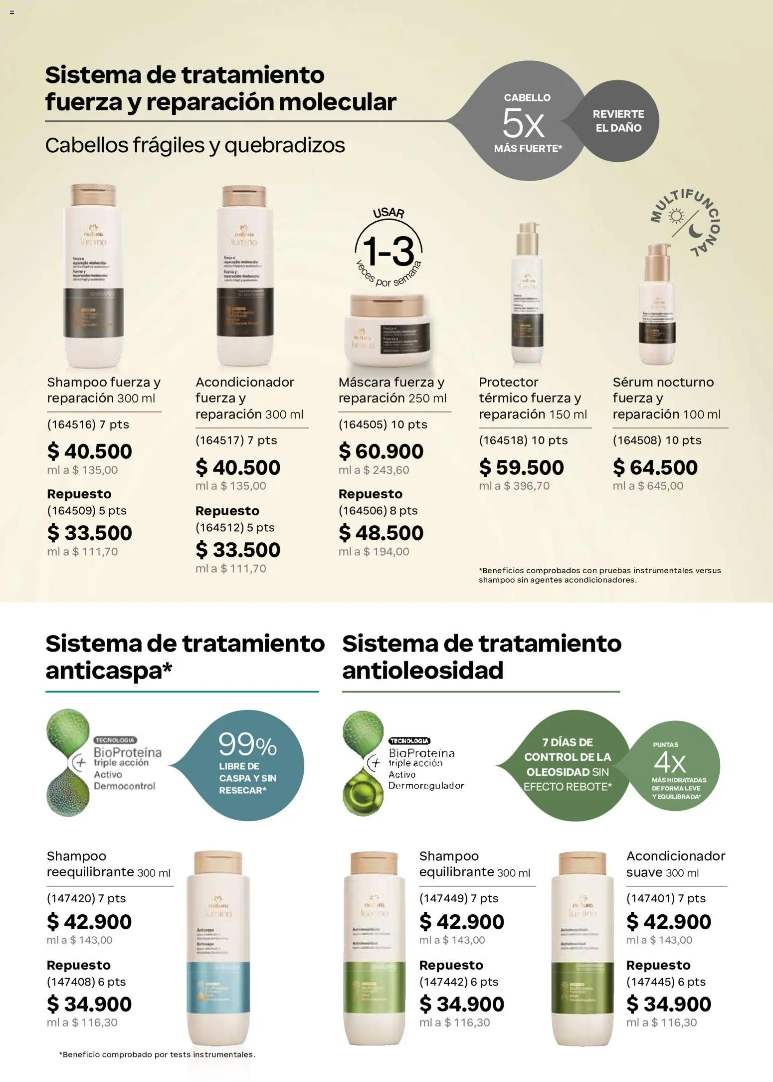 Natura revista - valida desde el 11.06.2026 | Página: 141 | Productos: Serum, Shampoo, Máscara, Acondicionador