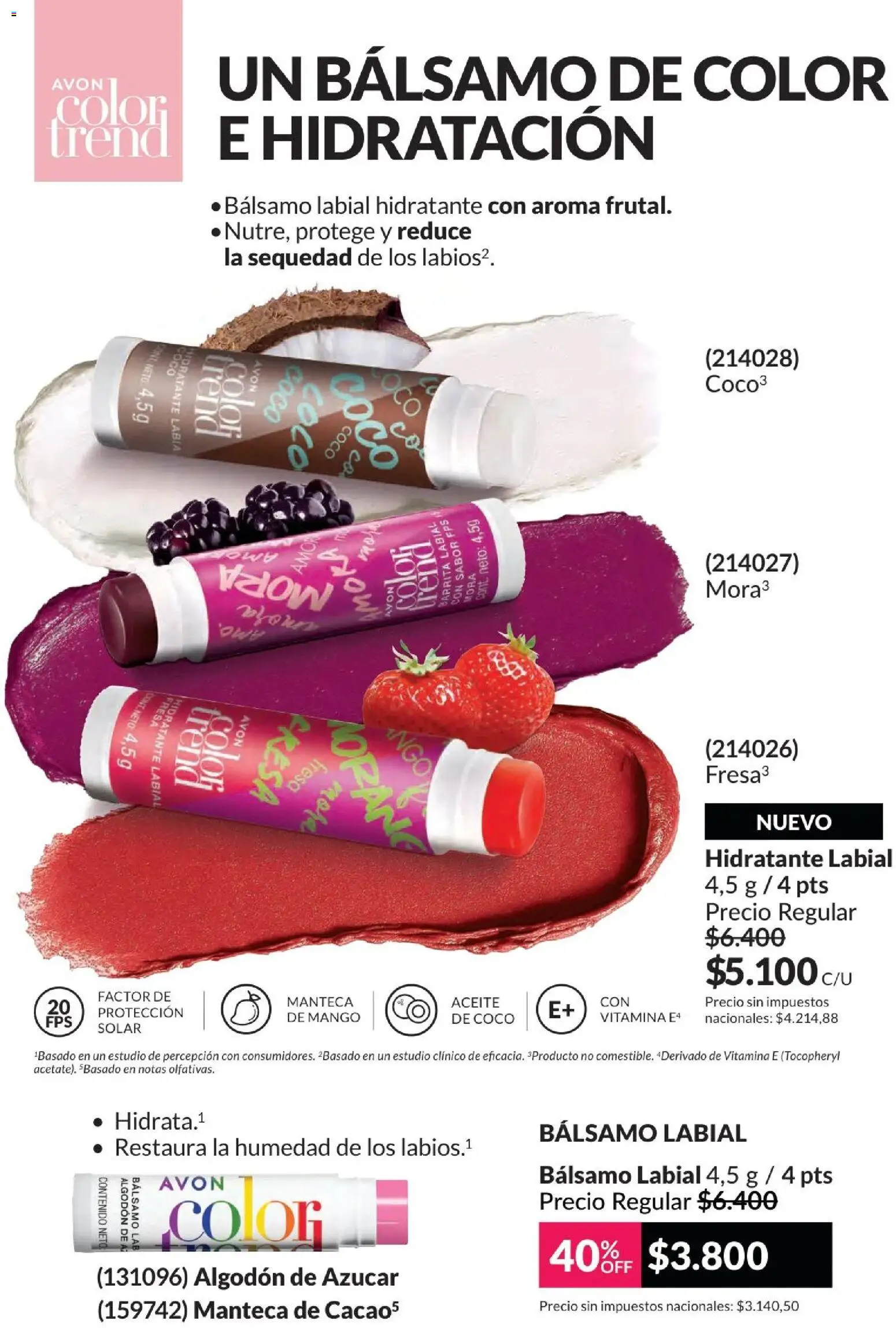 Avon -  Campaña 6/2026 │ válido desde el 01.06.2026 | Página: 51 | Productos: Algodón, Azucar, Bálsamo, Mango