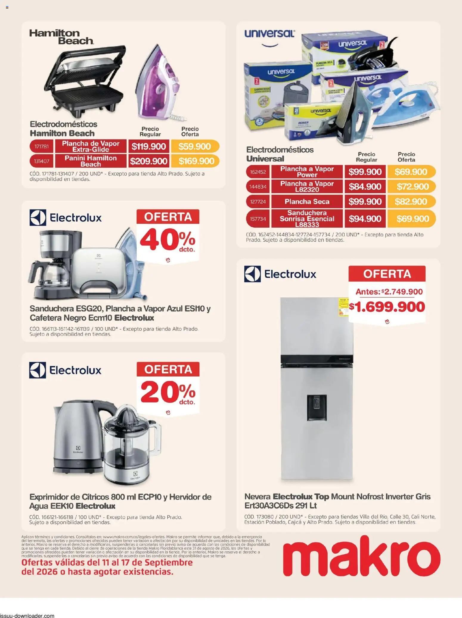 Makro revista - valida desde el 11/09/2026 | Página: 36